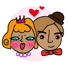 [LINEスタンプ] Elie ＆ Jones's sweet story 