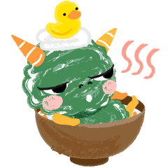 [LINEスタンプ] ちびっこ天の邪鬼 