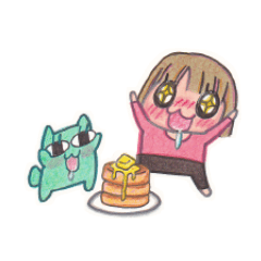 [LINEスタンプ] ゆうちゃんとねこ？のみー 