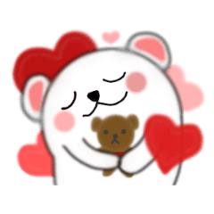 [LINEスタンプ] 綿菓子くま 