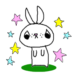 [LINEスタンプ] ウサギのkinkin 