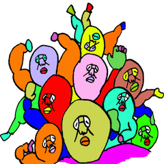 [LINEスタンプ] クセになる顔（日本語編） 