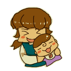 [LINEスタンプ] 気まま家族 