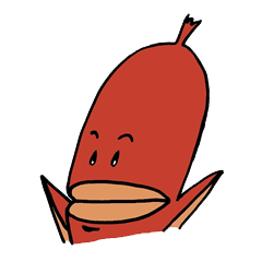 [LINEスタンプ] ウインナー ソーセー人 