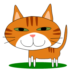 [LINEスタンプ] ぶさかわトラ猫のチョコ fetchpriority=high