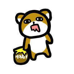 [LINEスタンプ] くま野郎 