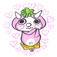[LINEスタンプ] 鬼かわいい鬼です 