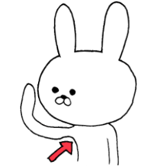 [LINEスタンプ] くだらないうさぎ。 