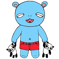 [LINEスタンプ] ほげちゃん（little hogge) fetchpriority=high