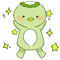 [LINEスタンプ] かわいいかっぱ 