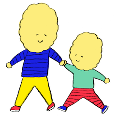 [LINEスタンプ] コロッケ兄弟 
