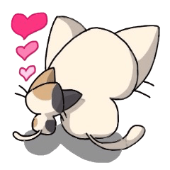 [LINEスタンプ] シロとミケ 