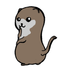 [LINEスタンプ] コツメくん 