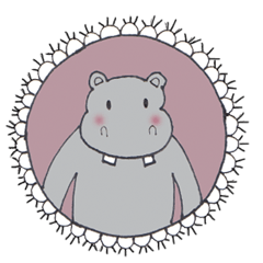 [LINEスタンプ] Kooky The Hippo fetchpriority=high