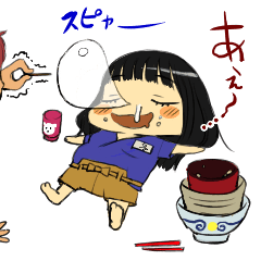 [LINEスタンプ] 冬夏(ふゆか)ちゃんすたんぷゆ^U^ノシ 