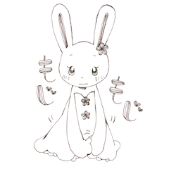 [LINEスタンプ] 恋するよねうさぎ 