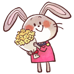 [LINEスタンプ] カラフル！動物のまち 