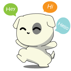 [LINEスタンプ] Caramel : Naughty dog 