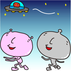 [LINEスタンプ] 宇宙夫婦 