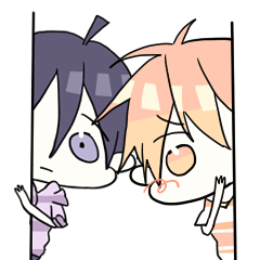[LINEスタンプ] 0 ＆ 1 