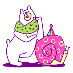 [LINEスタンプ] たれぐま 