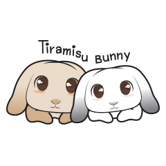 [LINEスタンプ] Tiramisu Bunny 