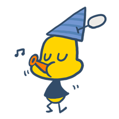 [LINEスタンプ] A Chick Called Chiblet 