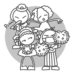 [LINEスタンプ] コスプレで返す 