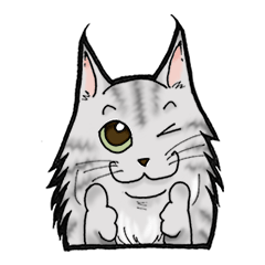 [LINEスタンプ] メインクーンのムニくん 