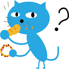 [LINEスタンプ] ブルーなネコ 
