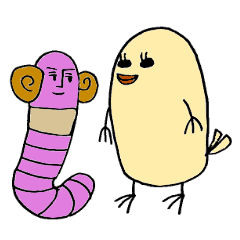 [LINEスタンプ] とりむしさん 