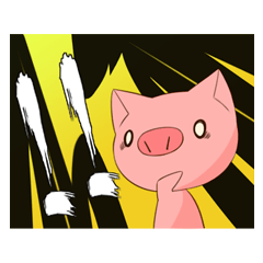 [LINEスタンプ] ブタ子さん 