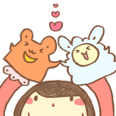 [LINEスタンプ] 観劇パペット 