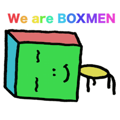[LINEスタンプ] We are BOXMEN 〜十人十色〜 
