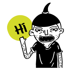 [LINEスタンプ] Mud Jook (English) 