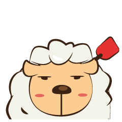[LINEスタンプ] de la sheep 
