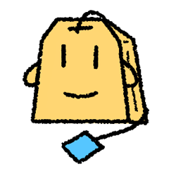 [LINEスタンプ] ティーバッグちゃん 