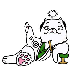 [LINEスタンプ] まげねこ様 