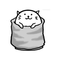 [LINEスタンプ] 湯のみ猫のユノ 
