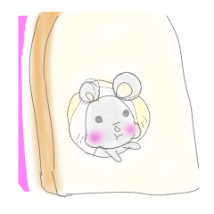 [LINEスタンプ] 子ねずみと子猫 