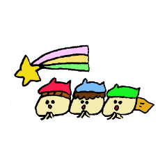 [LINEスタンプ] ぼなぼなちゃんファミリー☆ fetchpriority=high