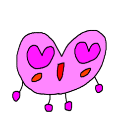[LINEスタンプ] きゅるるんハート 