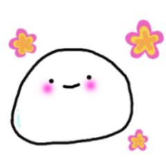 [LINEスタンプ] まるくてやわらかいの 