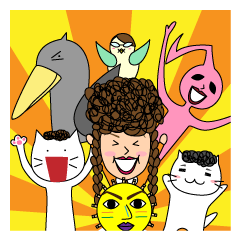 [LINEスタンプ] 毛球ちゃんと仲間たち 