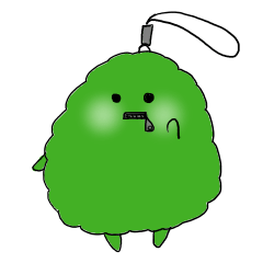 [LINEスタンプ] ストラップけもげも 