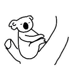 [LINEスタンプ] コアラ兄貴 fetchpriority=high