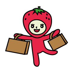 [LINEスタンプ] いちごのあーちゃん 