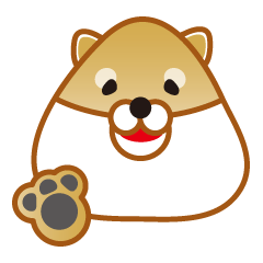 [LINEスタンプ] おにぎり柴犬 