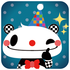 [LINEスタンプ] ぱんクロくん（仮） サーカス編 