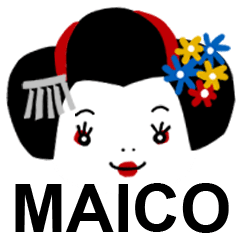[LINEスタンプ] 舞妓のMAICO 